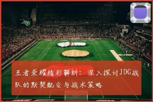王者荣耀精彩解析：深入探讨JDG战队的默契配合与战术策略